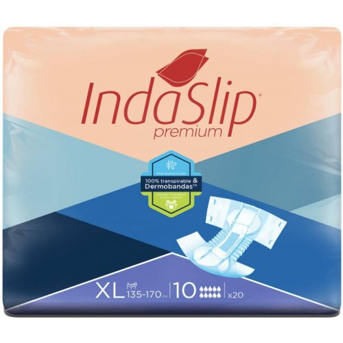 Indas- Fralda de adulto Indaslip Premium Air Soft XL10 (20un)