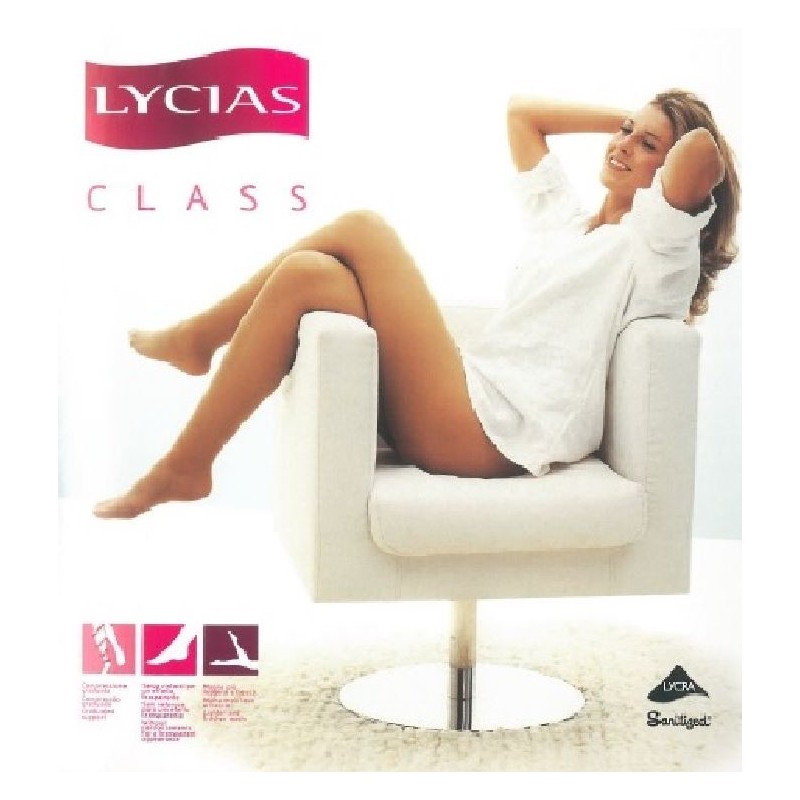 Lycias - Collant classe 140 Den, Cor Preto, T.4