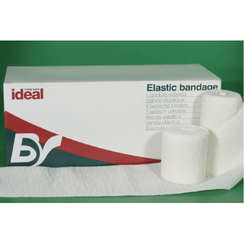 BV -  Ligadura elástica de suporte não esterilizada, 5mx10cm (10un)