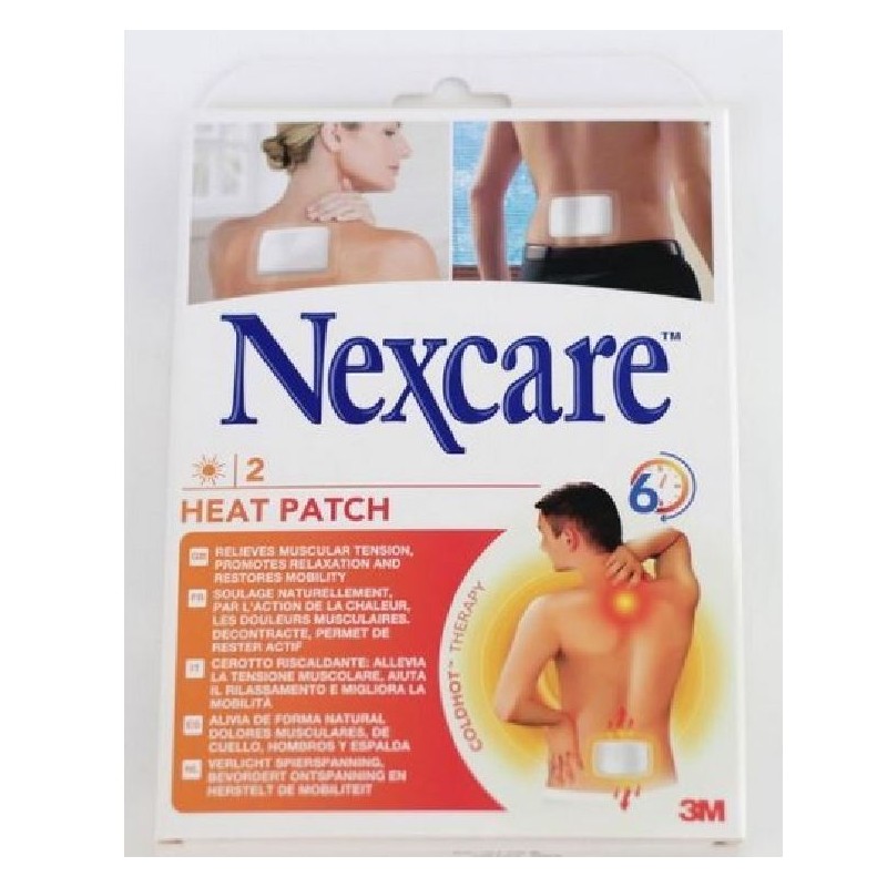 Nexcare-Emplastro térmico,9.5x13cm (2un)