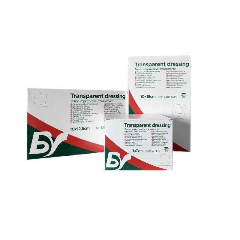 BV - Penso impermeável transparente com compressa, 20x10cm (50un)