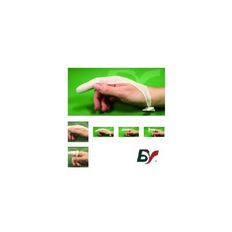 BV - Ligadura elástica  tubular para dedo, tamanho pequeno,  1.5cm (6un)