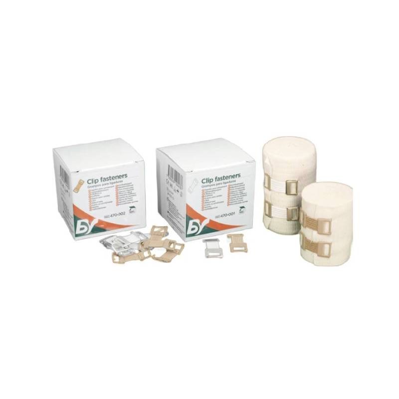 BV - Grampos Ligaduras, Não Esterilizados, Cor Carne (100un)