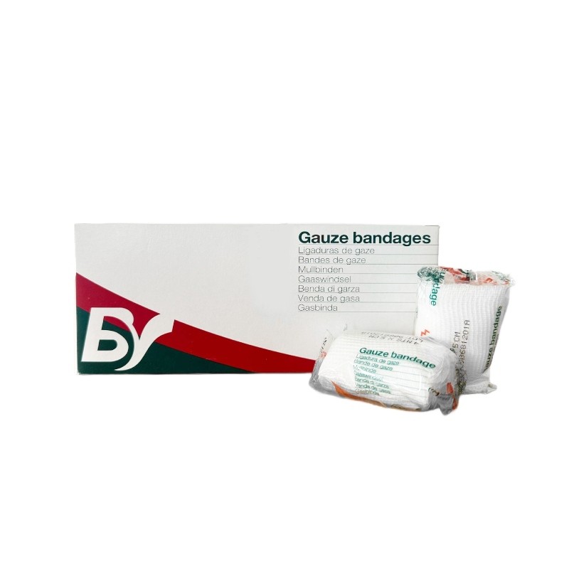BV - Ligadura Gaze com Ourela, 4m x 10cm (15un)
