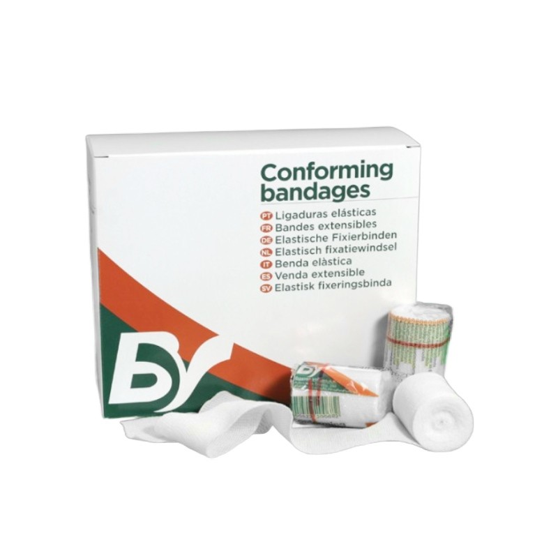 BV - Ligaduras Elásticas Cor Crua 4mx5cm (20un)