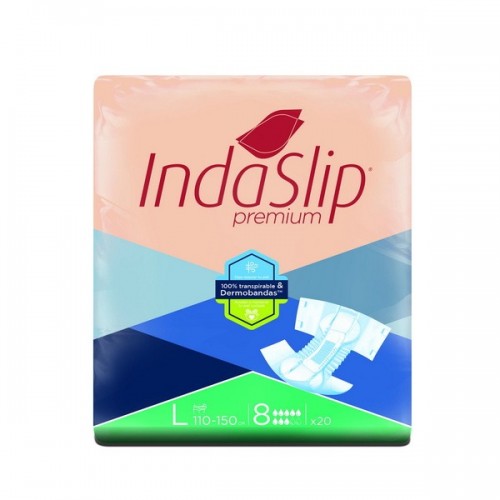 INDAS - Fralda de Adulto - Indaslip Premium Air Soft L8 (20un)