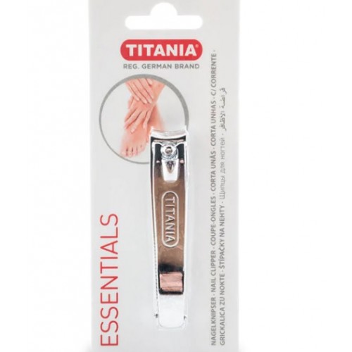 TITANIA - Corta-unhas grande para pés fornecido em blister (1un)