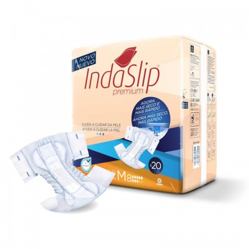 INDAS - Fralda de Adulto - Indaslip Classic Dermo M8 (20un)