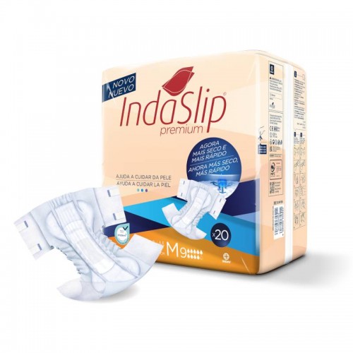 INDAS - Fralda de Adulto - Indaslip Premium Air Soft M9 (20un)