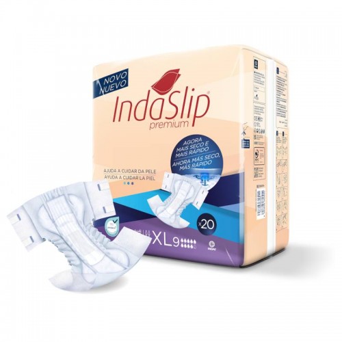 INDAS - Fralda de Adulto - Indaslip Premium Air Soft XL9 (20un)