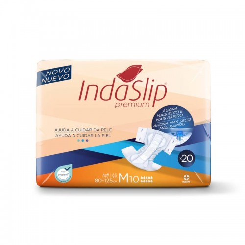 INDAS - Fralda de Adulto - Indaslip Premium Air Soft M10 (20un)