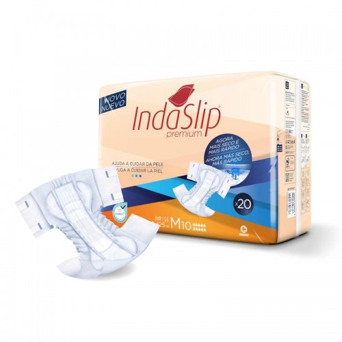 INDAS - Fralda de Adulto - Indaslip Premium Air Soft M10 (20un)
