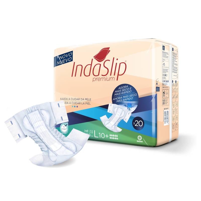 INDAS - Fralda de Adulto - Indaslip Premium Air Soft L10+ (20un)