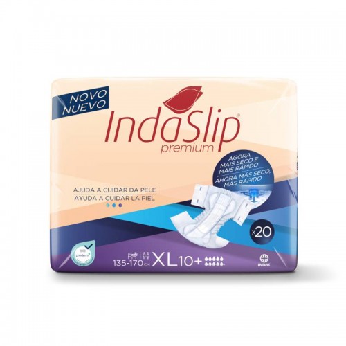 INDAS - Fralda de Adulto - Indaslip Premium Air Soft XL10+ (20un)
