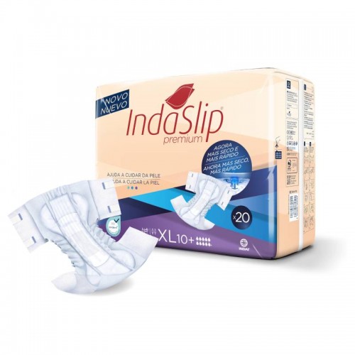 INDAS - Fralda de Adulto - Indaslip Premium Air Soft XL10+ (20un)