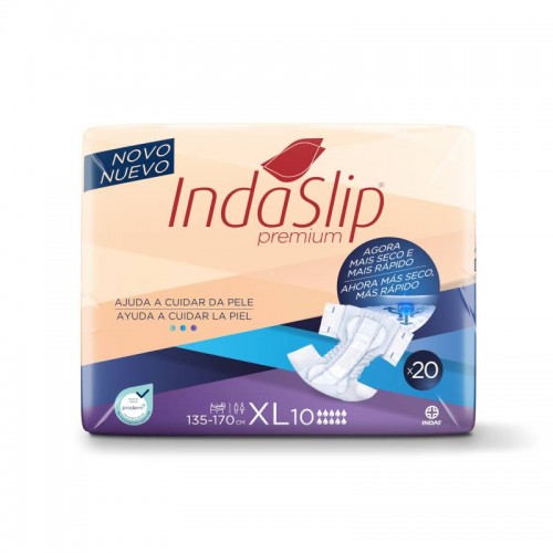 INDAS - Fralda de Adulto - Indaslip Premium Air Soft XL10 (20un)