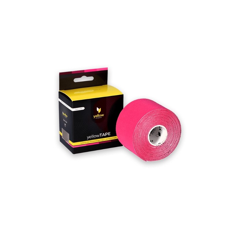 Zarys - Fita adesiva kinesiotape, 5cmx5mt, Rosa