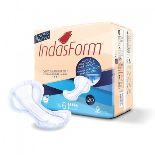 Indasform 6 - Penso incontinência anatómico (20un)