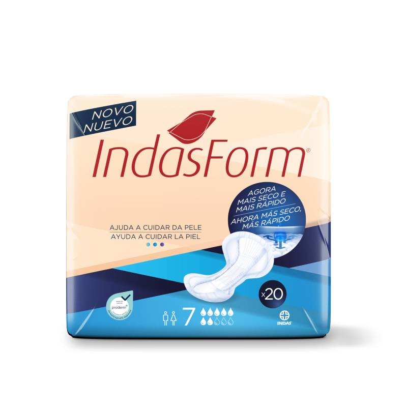 Indasform 7 - Penso incontinência anatómico (20un)