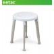 EASY - Banco duche formato redondo, cor cinza